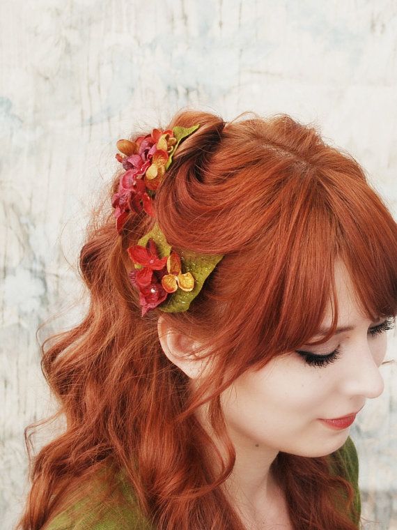 Romantic Hairstyle for Red Hair