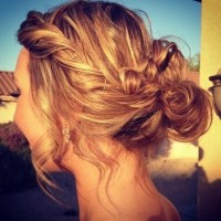 Romantic Updo Hairstyle for Summer