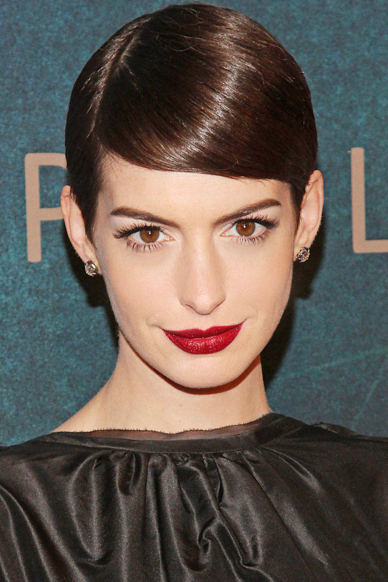 Slick Side-parted Short Hairstyle