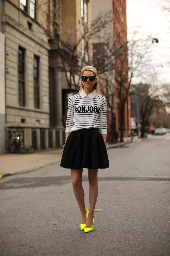 Street Style Ideas With Stripes - Striped Sweater