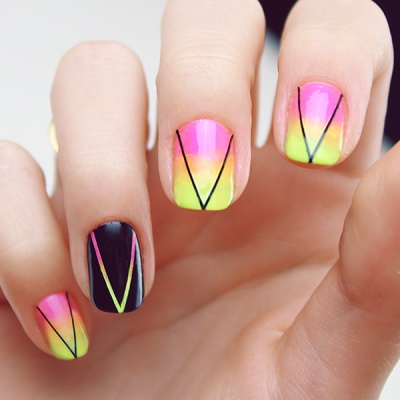 Stylish Neon Nails