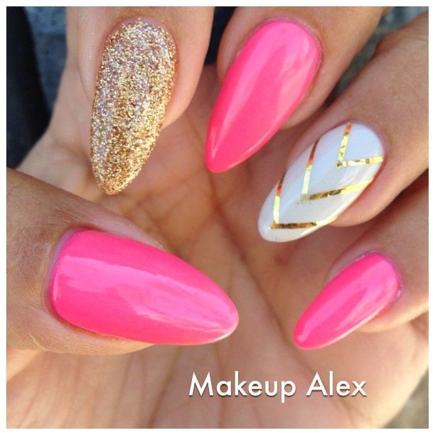 Featured image of post Cute Hot Pink Nails - See more ideas about pink nails, nails, nail designs.