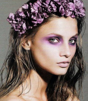 Stylish Purple Eye Makeup Idea