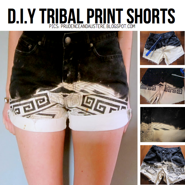 Tribal Print Shorts Tutorials