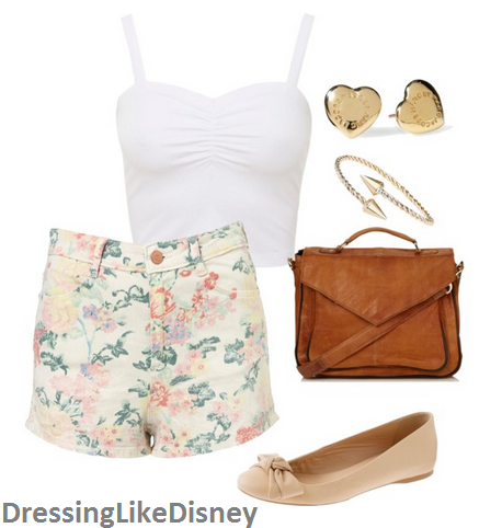 White Crop Top Outfit Idea