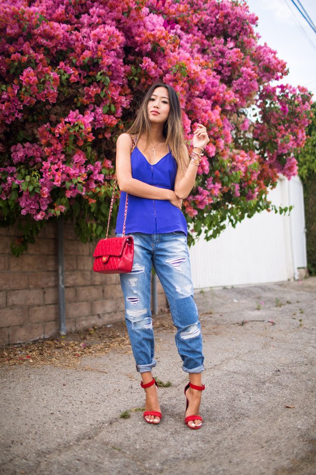 Casual-chic Outfit with Ankle Strap Shoes