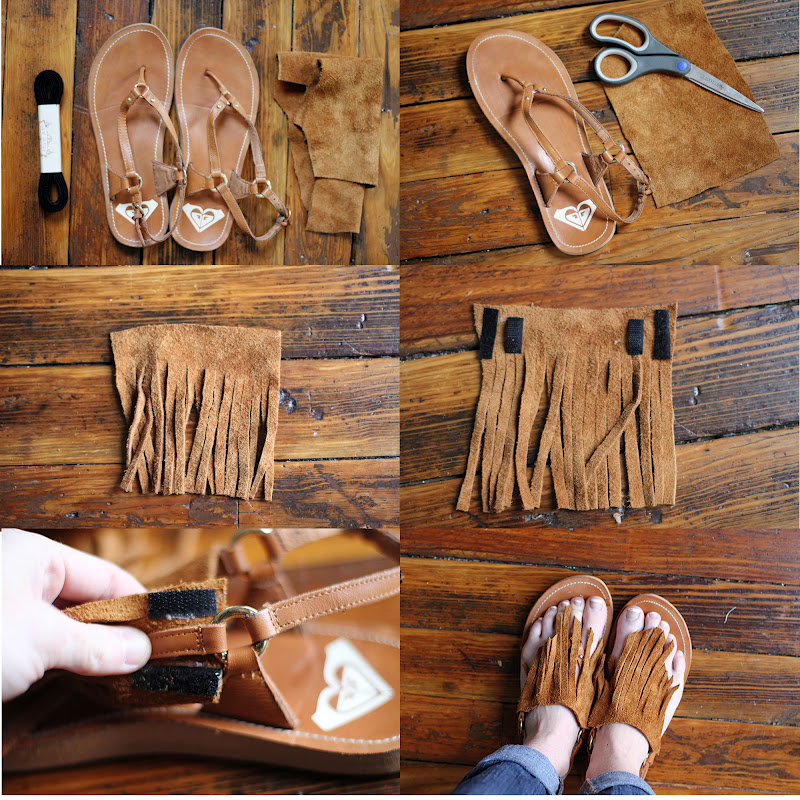 DIY Leather Sandals