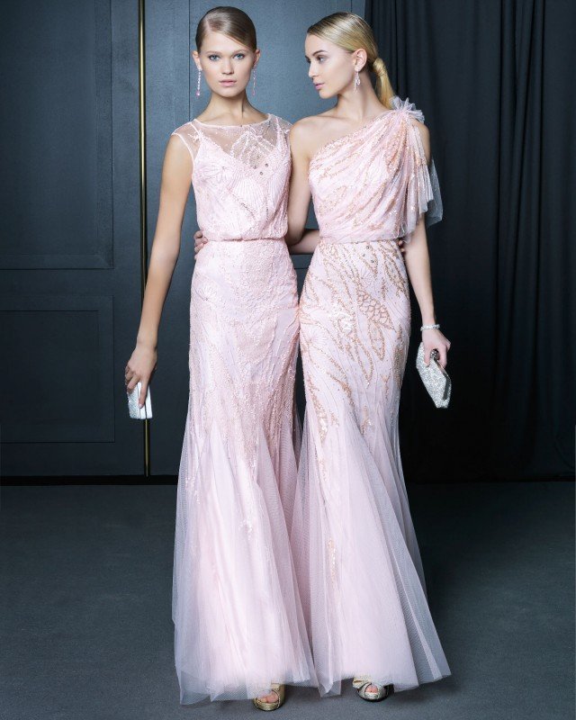 Fairy Pink Long Dresses