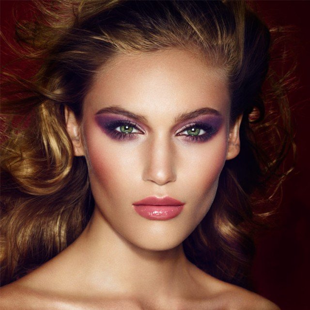 Glamorous Purple Makeup Idea