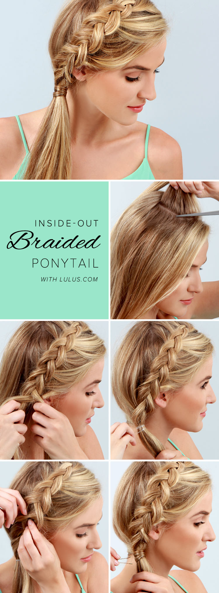 INSIDE OUT BRAIDED PONYTAIL