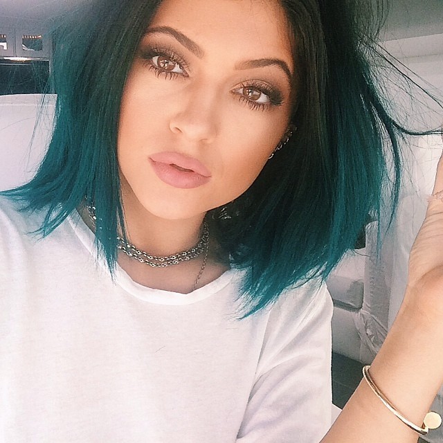 Kylie Jenner Blue Hair