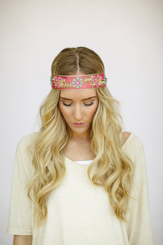 Ombre Blonde Hair with Indian Headband