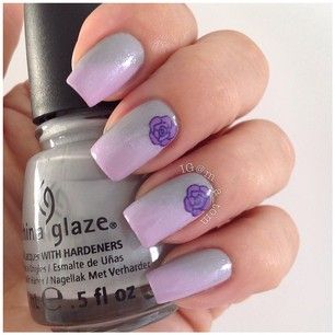 Ombre Purple Nails