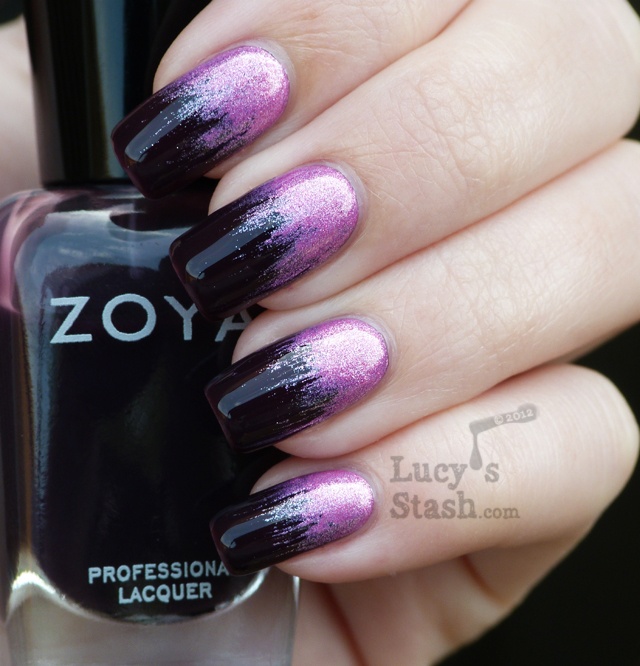Purple to Dark Nails