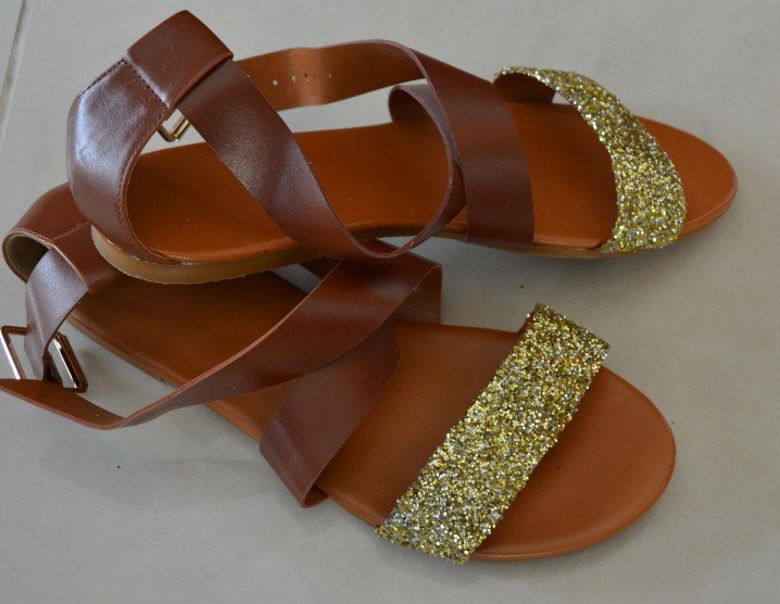 Sandals with Glitter