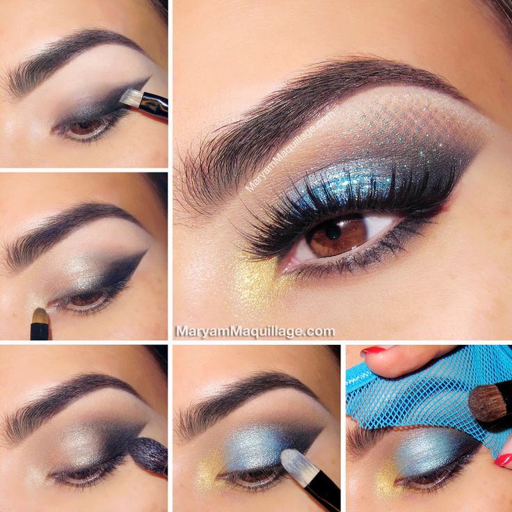 Smoky Blue Eye Makeup Tutorial for Summer