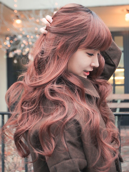 asian hair styles color