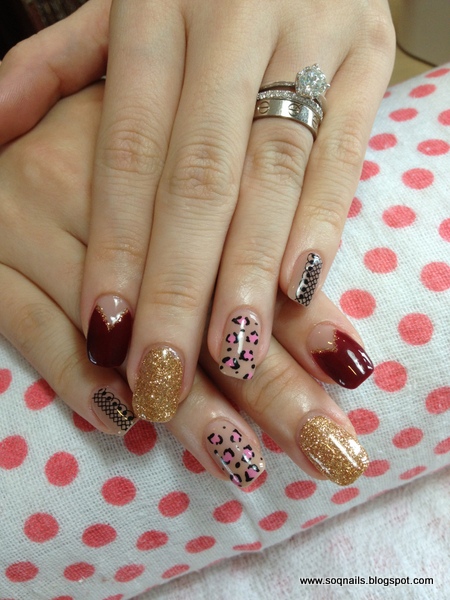 Understated Mismatched Nail Designs
