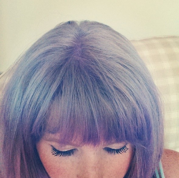 Hairstyle with Lavender Color