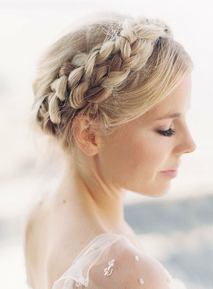 Beautiful Braided Crown Hairstyle