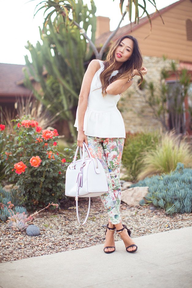 Beautiful Outfit Idea with Printed Pants