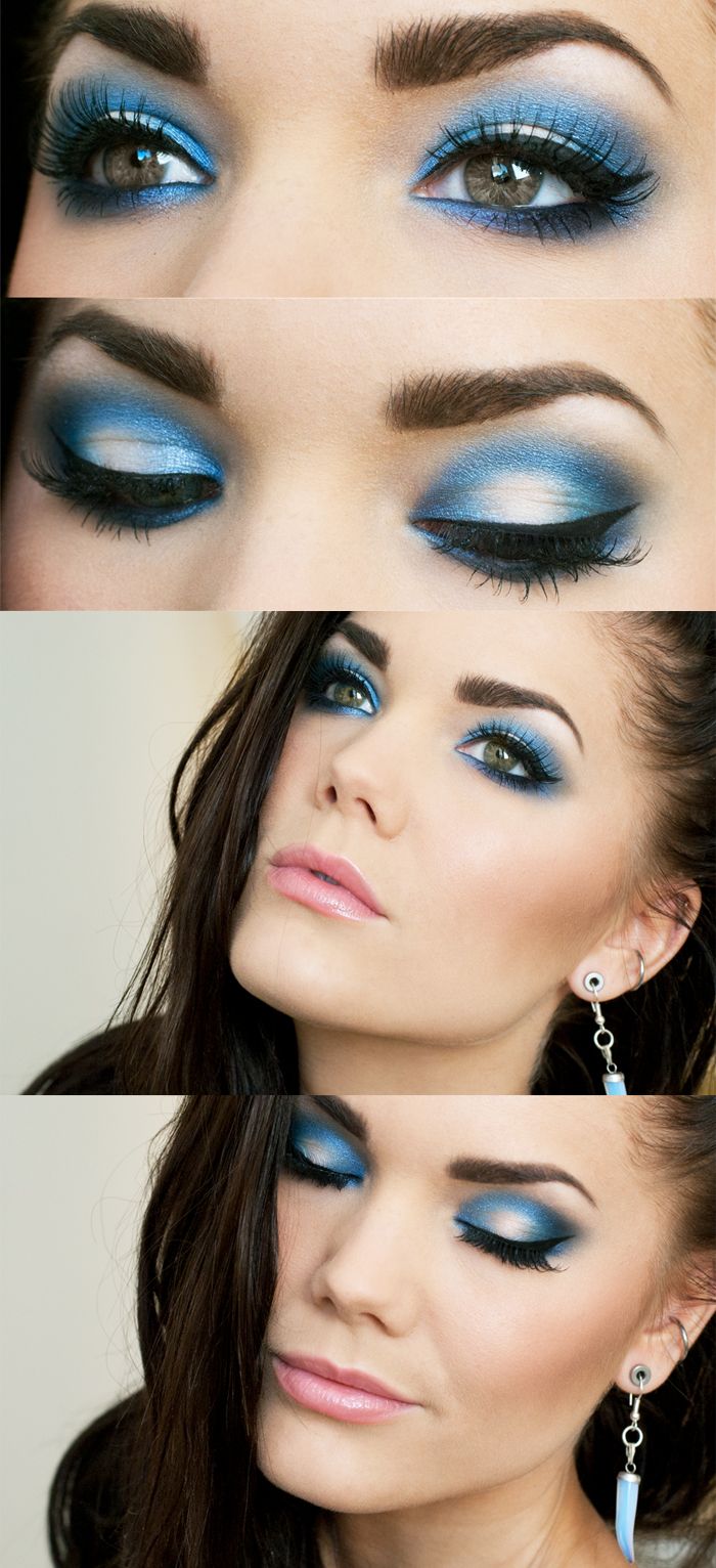 Blue Eye Makeup Look