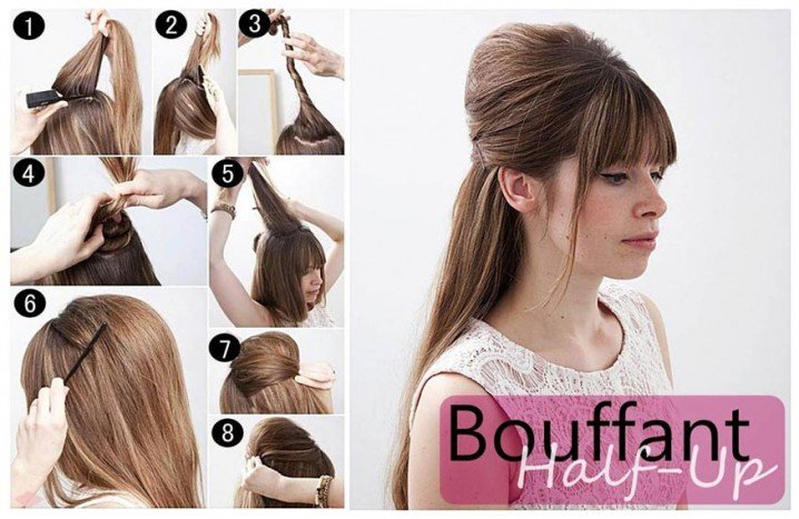 Bouffant Hairstyle Tutorial