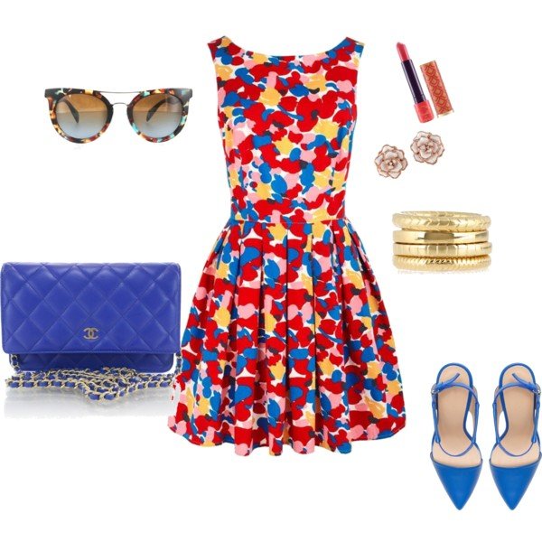 Bright Colored Dress for Young Women