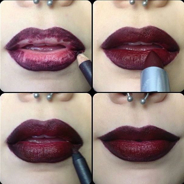 Burgundy Lips