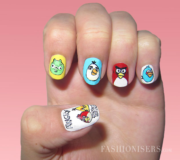 Interesting Cartoon Inspired Nail Art Design - Pretty Designs Interesting Cartoon Inspired Nail Art Design - Interesting Cartoon Inspired Nail Art Design - Pretty Designs