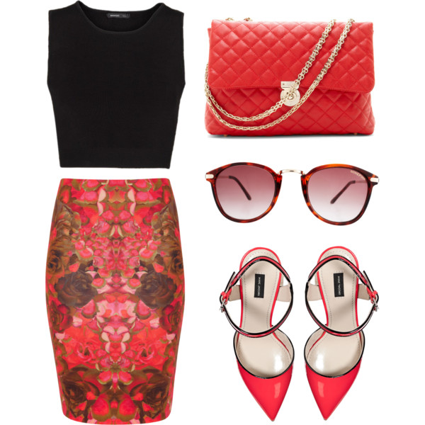 Chic Pencil Skirt Outfit Idea