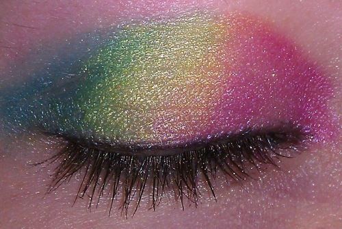Colorful Ombre Eye Makeup