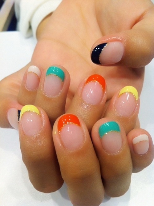 Easy Colorful Nails