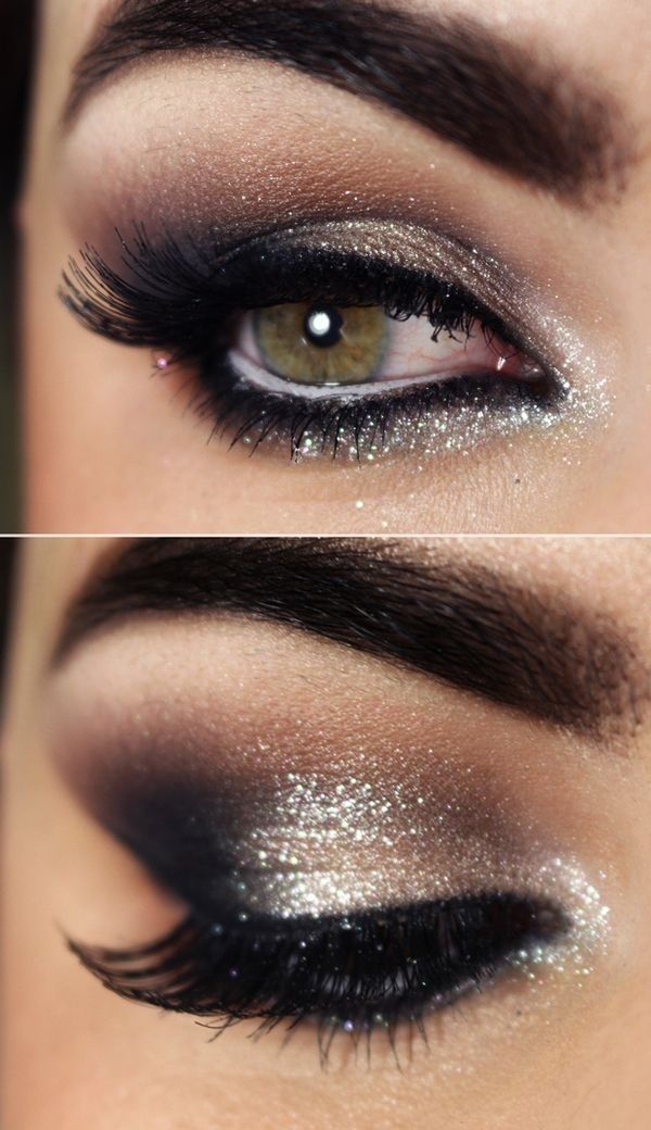 Glittery Eye Makeup