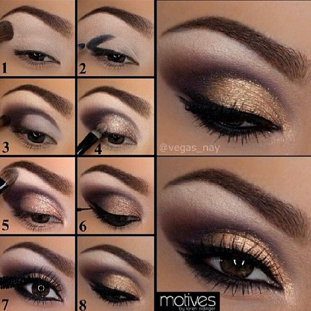 Golden Eye Makeup Look Tutorial