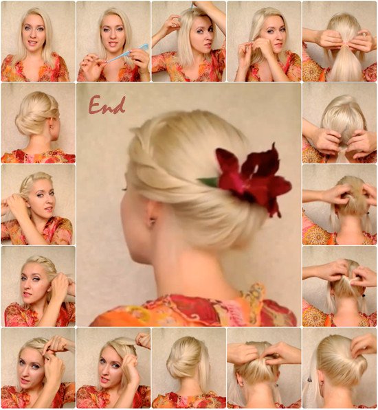 Graceful Updo Hairstyle Tutorial