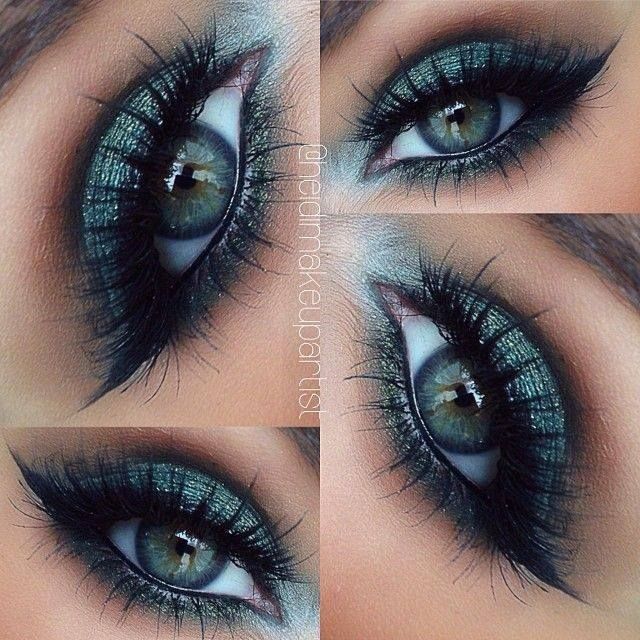 Green Smokey Eye Makeup