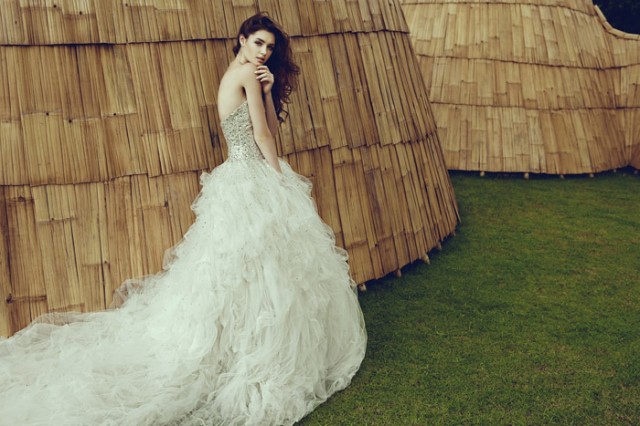 Jessicacindy Bridal 2014 Collection Full Swarovski Crystal Gown