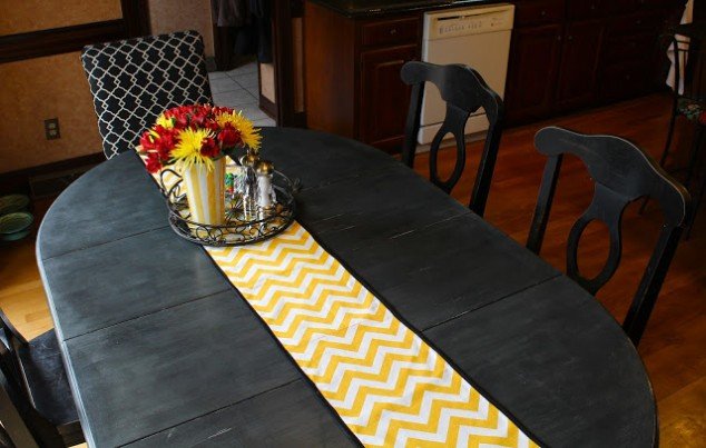 Kitchen Table Decorating Idea