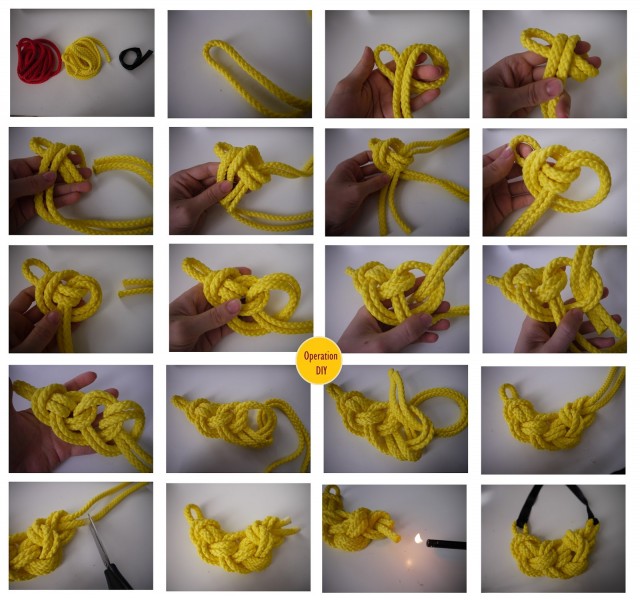 Knotted Necklace Tutorial