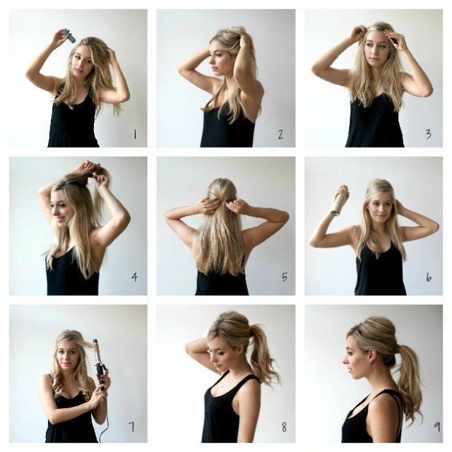 Messy Ponytail Hairstyle Tutorial