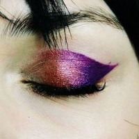 Metallic Ombre Eye Makeup
