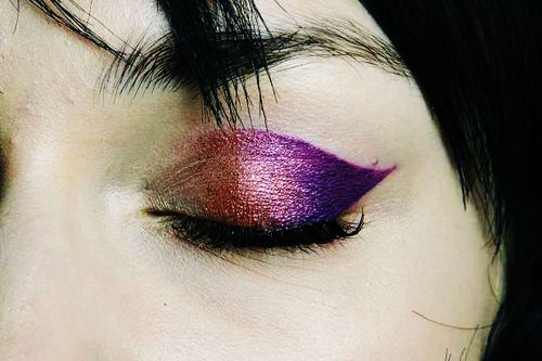 Metallic Ombre Eye Makeup