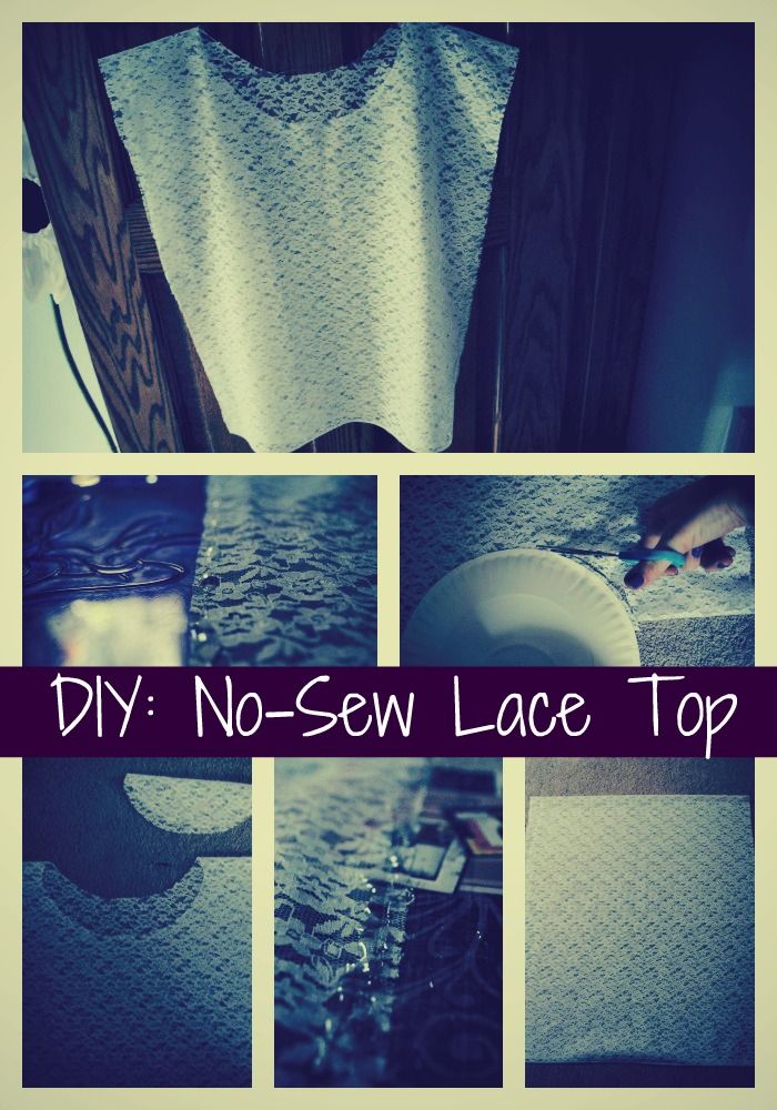 No Sew Lace Top