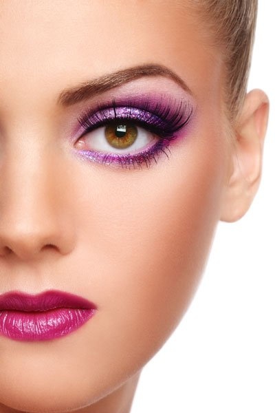 Pink and Purple Eye Makeup