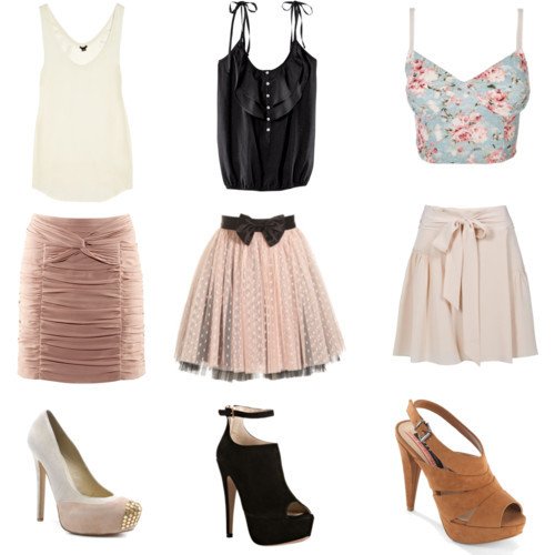 Pretty Skirt Outfit Ideas for Summer