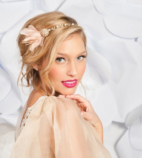 Pretty Wedding Hairstyle with Accessory