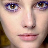 Purple Colored Mascara Look