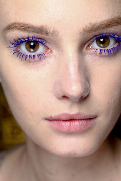 Purple Colored Mascara Look