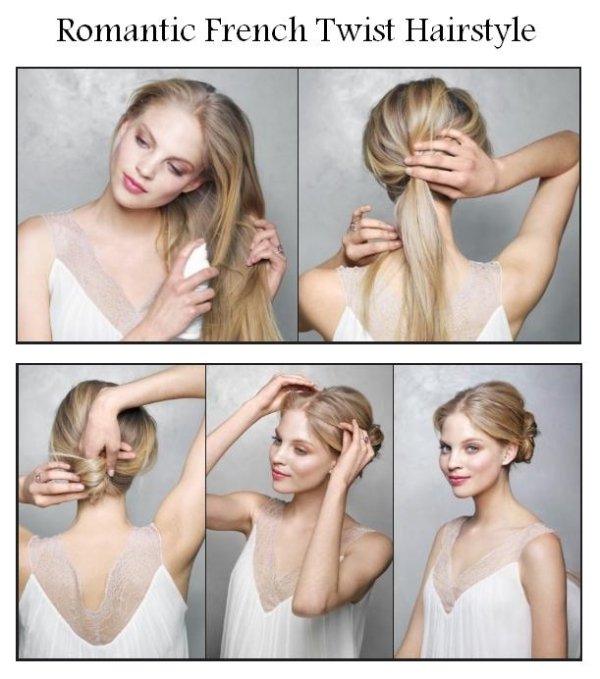 Romantic French Twist Hairstyle Tutorial